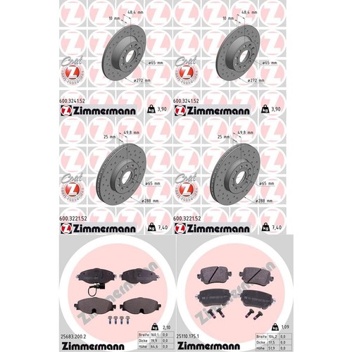 Zimmermann dischi freno - , +